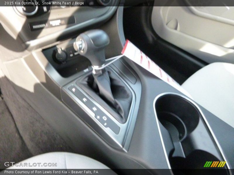 Snow White Pearl / Beige 2015 Kia Optima LX