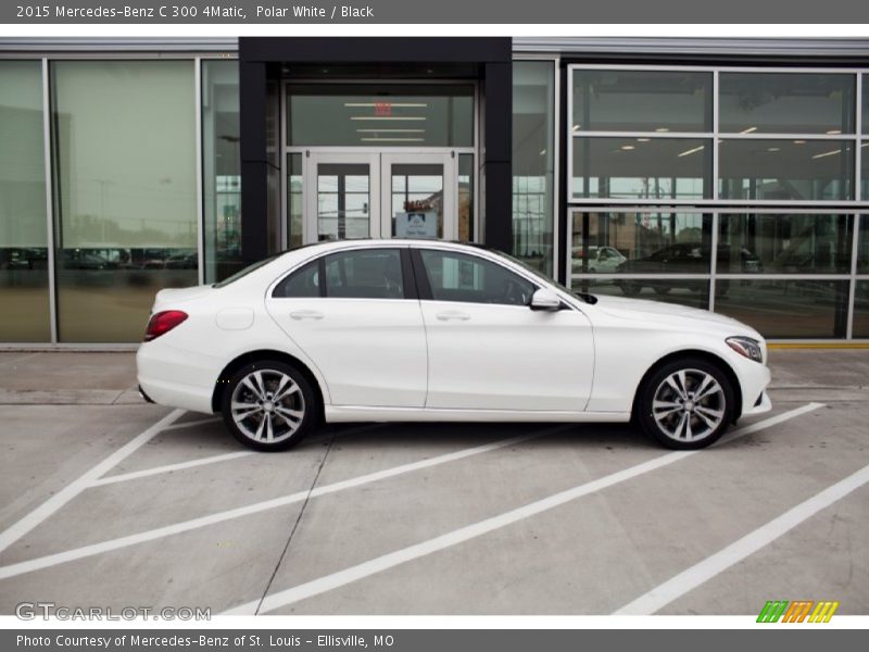 Polar White / Black 2015 Mercedes-Benz C 300 4Matic