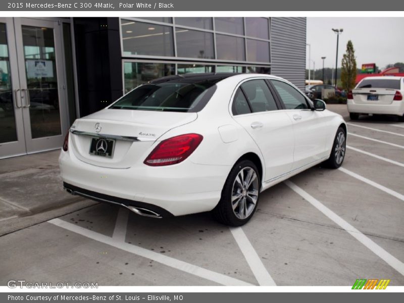 Polar White / Black 2015 Mercedes-Benz C 300 4Matic