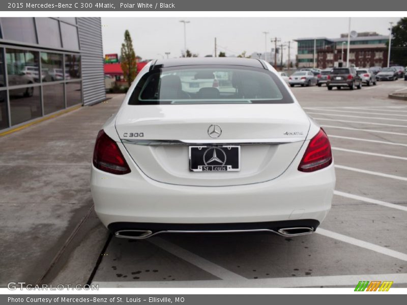 Polar White / Black 2015 Mercedes-Benz C 300 4Matic