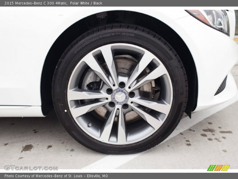 Polar White / Black 2015 Mercedes-Benz C 300 4Matic