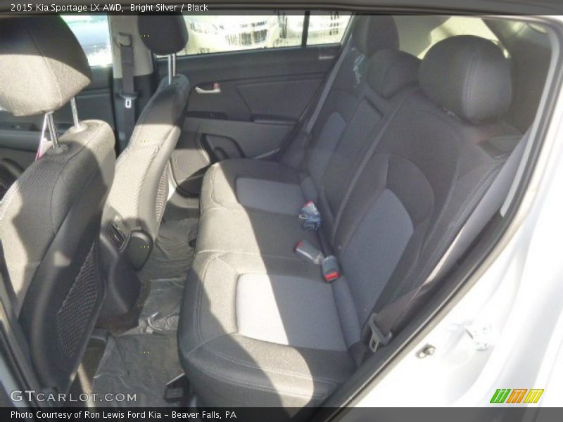 Bright Silver / Black 2015 Kia Sportage LX AWD
