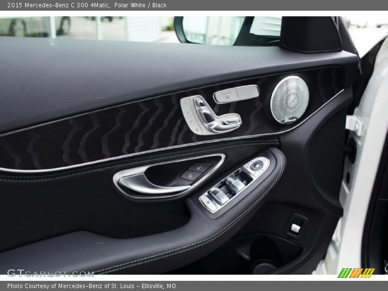 Polar White / Black 2015 Mercedes-Benz C 300 4Matic
