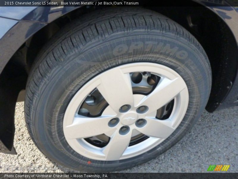 Blue Velvet Metallic / Jet Black/Dark Titanium 2015 Chevrolet Sonic LS Sedan