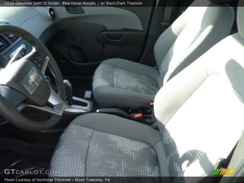 Blue Velvet Metallic / Jet Black/Dark Titanium 2015 Chevrolet Sonic LS Sedan
