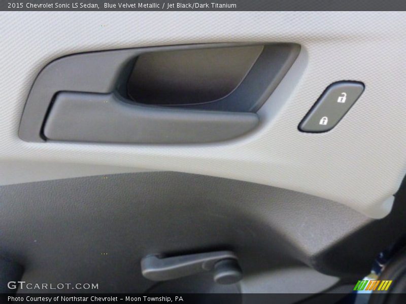 Blue Velvet Metallic / Jet Black/Dark Titanium 2015 Chevrolet Sonic LS Sedan