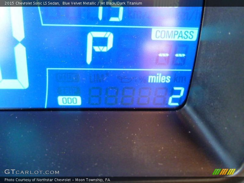 Blue Velvet Metallic / Jet Black/Dark Titanium 2015 Chevrolet Sonic LS Sedan