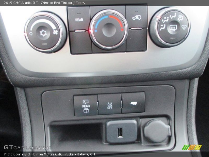 Crimson Red Tincoat / Ebony 2015 GMC Acadia SLE
