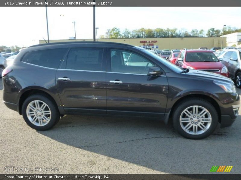 Tungsten Metallic / Ebony 2015 Chevrolet Traverse LT AWD