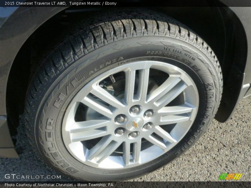 Tungsten Metallic / Ebony 2015 Chevrolet Traverse LT AWD