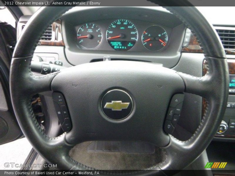 Ashen Gray Metallic / Ebony 2012 Chevrolet Impala LT