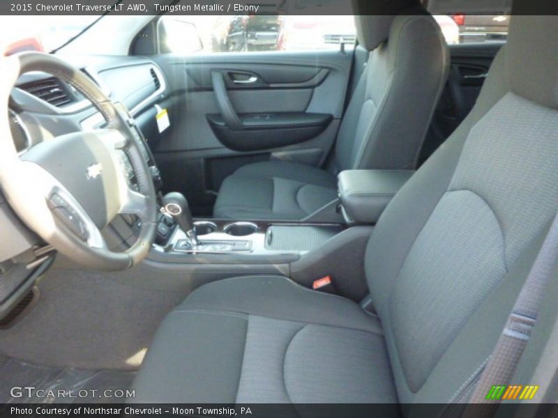 Tungsten Metallic / Ebony 2015 Chevrolet Traverse LT AWD