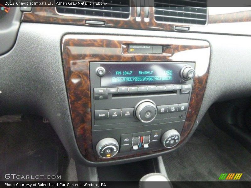Ashen Gray Metallic / Ebony 2012 Chevrolet Impala LT