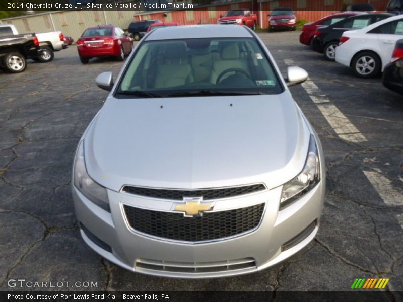 Silver Ice Metallic / Medium Titanium 2014 Chevrolet Cruze LT