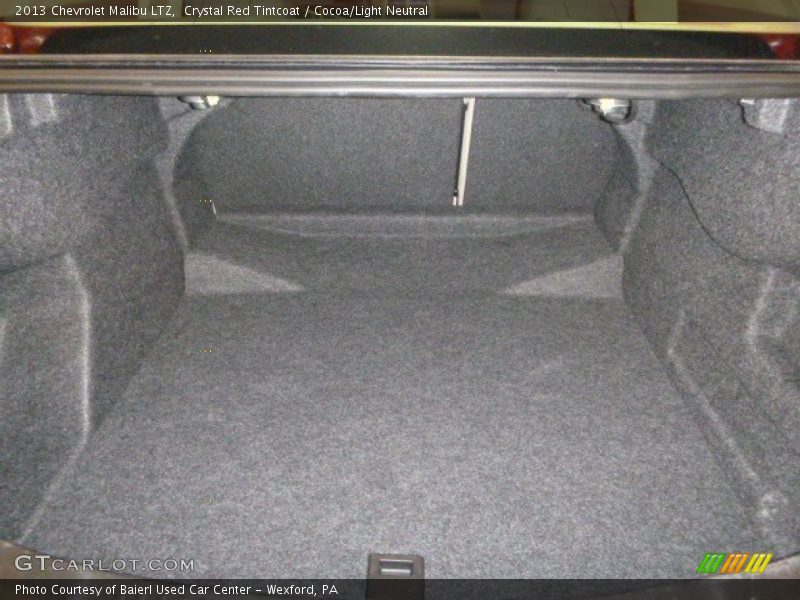 Crystal Red Tintcoat / Cocoa/Light Neutral 2013 Chevrolet Malibu LTZ