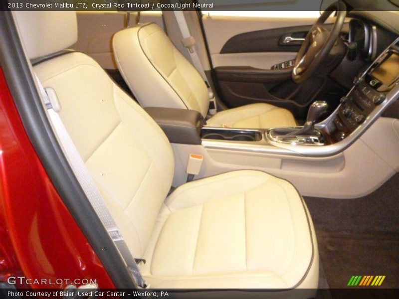 Crystal Red Tintcoat / Cocoa/Light Neutral 2013 Chevrolet Malibu LTZ