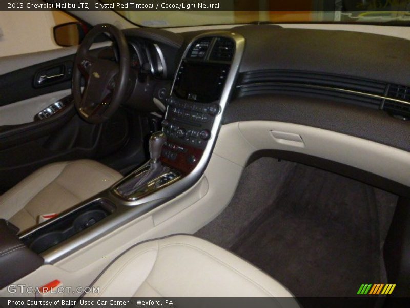 Crystal Red Tintcoat / Cocoa/Light Neutral 2013 Chevrolet Malibu LTZ