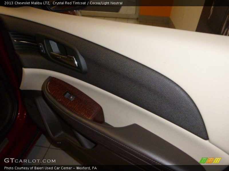Crystal Red Tintcoat / Cocoa/Light Neutral 2013 Chevrolet Malibu LTZ