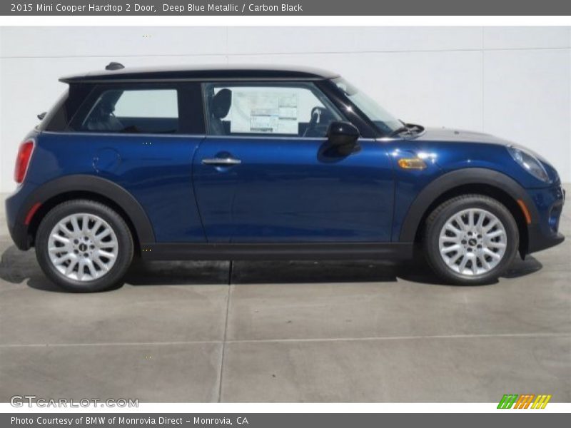 Deep Blue Metallic / Carbon Black 2015 Mini Cooper Hardtop 2 Door