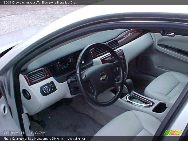Silverstone Metallic / Gray 2008 Chevrolet Impala LT