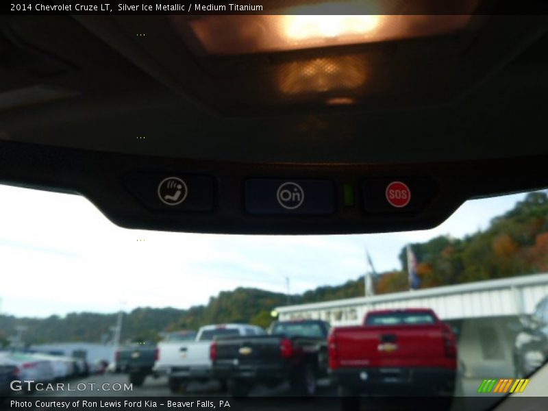 Silver Ice Metallic / Medium Titanium 2014 Chevrolet Cruze LT