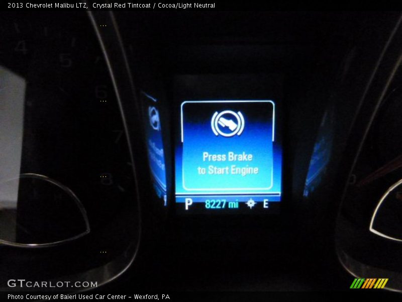Crystal Red Tintcoat / Cocoa/Light Neutral 2013 Chevrolet Malibu LTZ