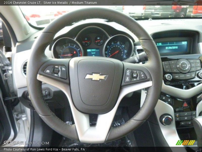 Silver Ice Metallic / Medium Titanium 2014 Chevrolet Cruze LT