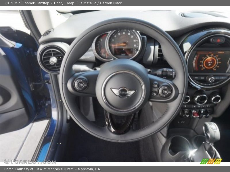 Deep Blue Metallic / Carbon Black 2015 Mini Cooper Hardtop 2 Door