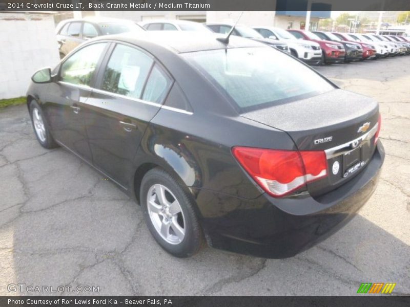 Black Granite Metallic / Medium Titanium 2014 Chevrolet Cruze LT