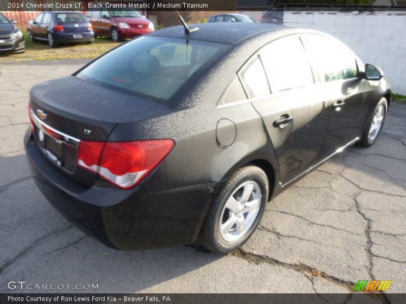 Black Granite Metallic / Medium Titanium 2014 Chevrolet Cruze LT