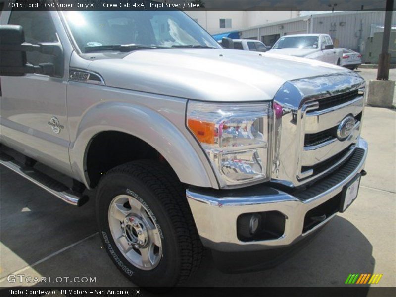 Ingot Silver / Steel 2015 Ford F350 Super Duty XLT Crew Cab 4x4