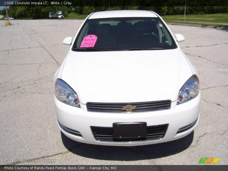 White / Gray 2008 Chevrolet Impala LT