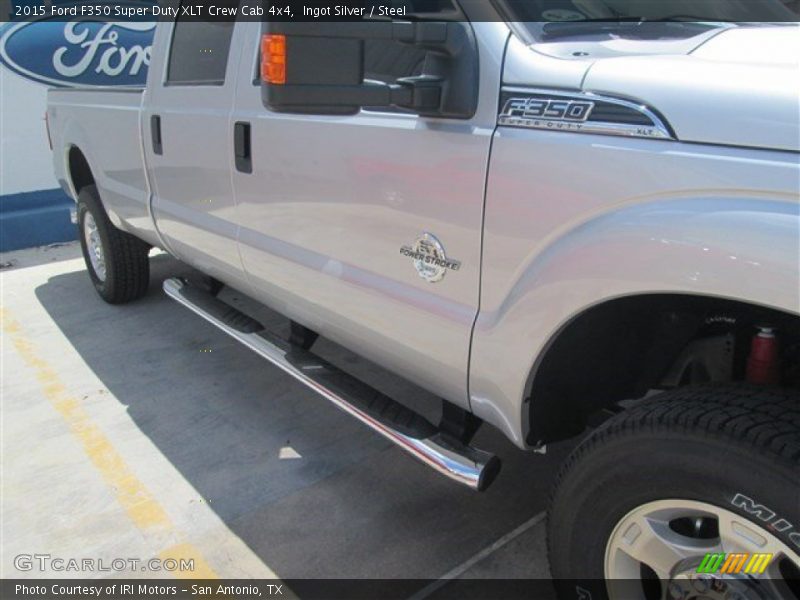 Ingot Silver / Steel 2015 Ford F350 Super Duty XLT Crew Cab 4x4