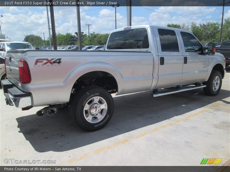 Ingot Silver / Steel 2015 Ford F350 Super Duty XLT Crew Cab 4x4