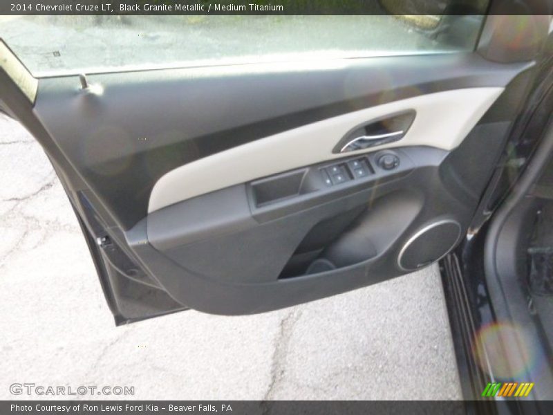 Black Granite Metallic / Medium Titanium 2014 Chevrolet Cruze LT