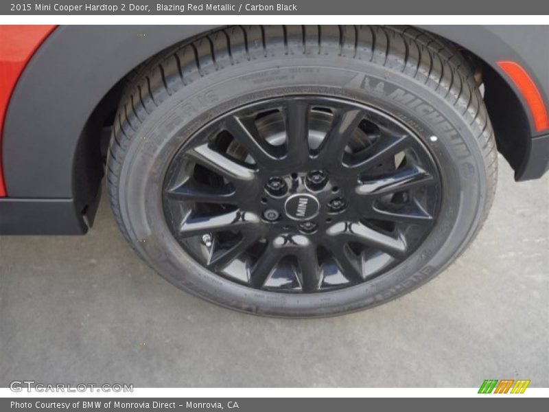 Blazing Red Metallic / Carbon Black 2015 Mini Cooper Hardtop 2 Door