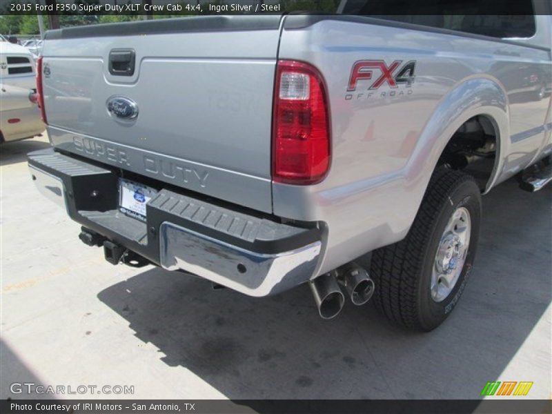 Ingot Silver / Steel 2015 Ford F350 Super Duty XLT Crew Cab 4x4