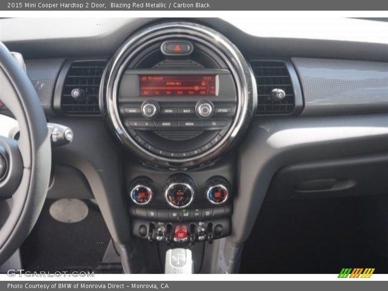 Blazing Red Metallic / Carbon Black 2015 Mini Cooper Hardtop 2 Door