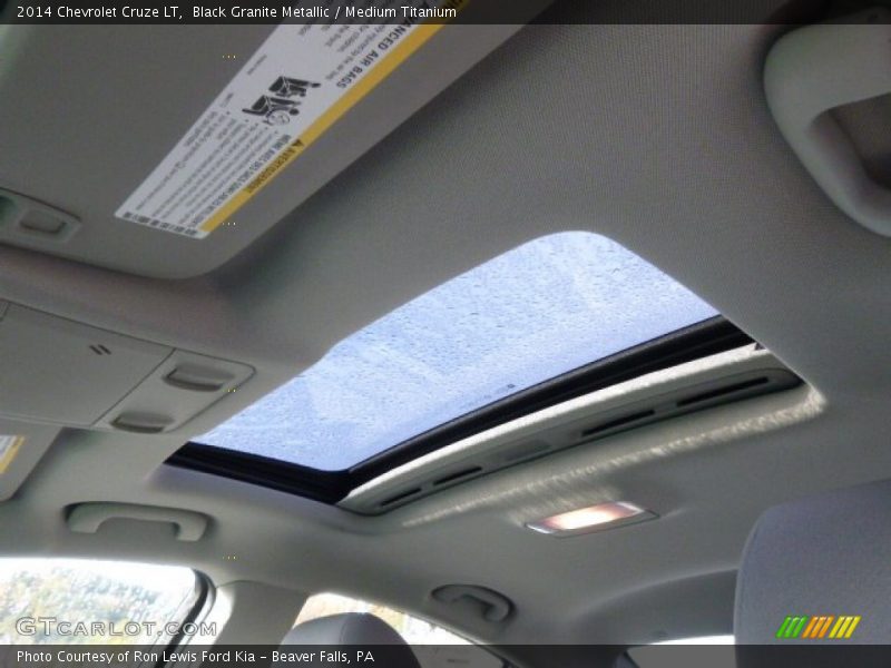 Black Granite Metallic / Medium Titanium 2014 Chevrolet Cruze LT