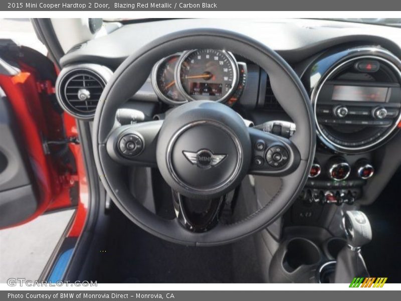 Blazing Red Metallic / Carbon Black 2015 Mini Cooper Hardtop 2 Door