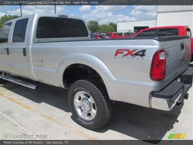 Ingot Silver / Steel 2015 Ford F350 Super Duty XLT Crew Cab 4x4