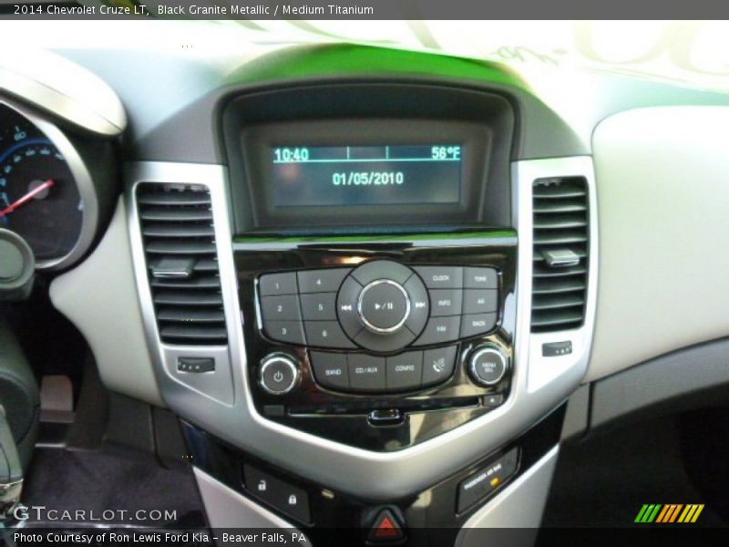 Black Granite Metallic / Medium Titanium 2014 Chevrolet Cruze LT