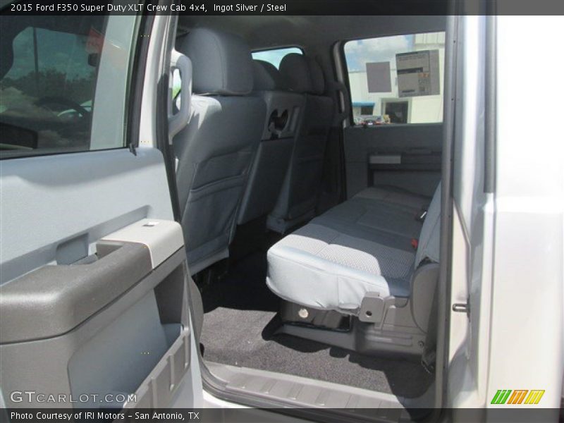 Ingot Silver / Steel 2015 Ford F350 Super Duty XLT Crew Cab 4x4