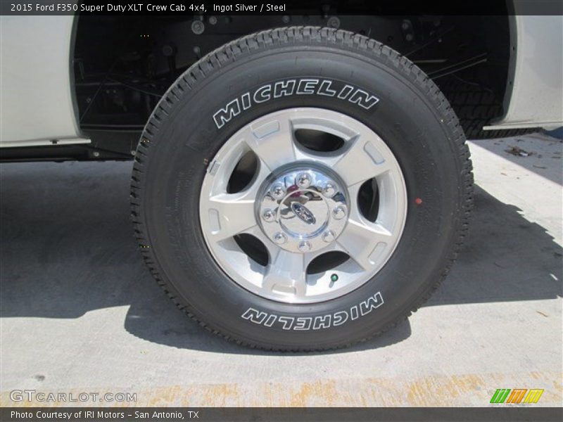 Ingot Silver / Steel 2015 Ford F350 Super Duty XLT Crew Cab 4x4