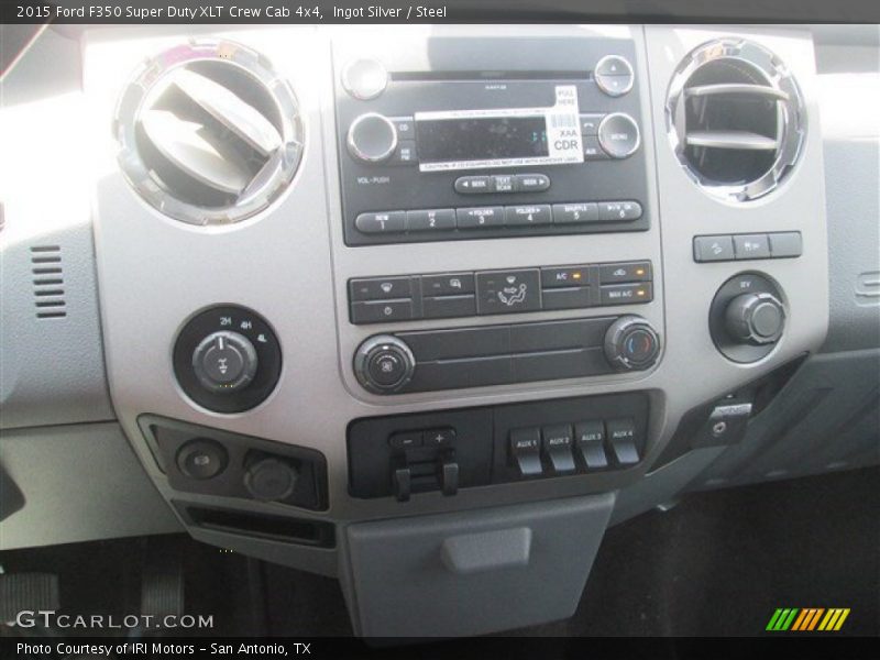 Ingot Silver / Steel 2015 Ford F350 Super Duty XLT Crew Cab 4x4