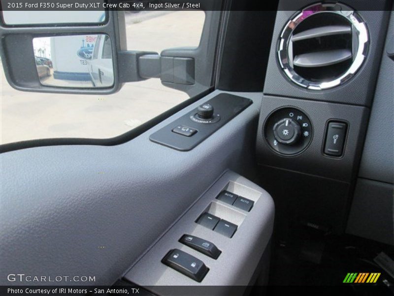 Ingot Silver / Steel 2015 Ford F350 Super Duty XLT Crew Cab 4x4