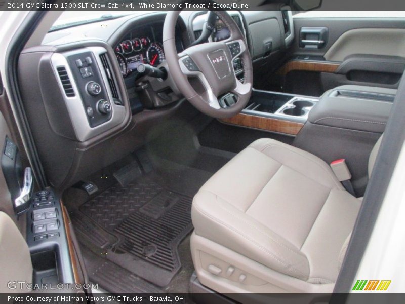 Cocoa/Dune Interior - 2014 Sierra 1500 SLT Crew Cab 4x4 