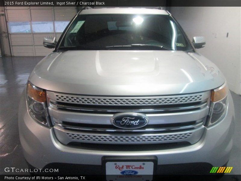 Ingot Silver / Charcoal Black 2015 Ford Explorer Limited