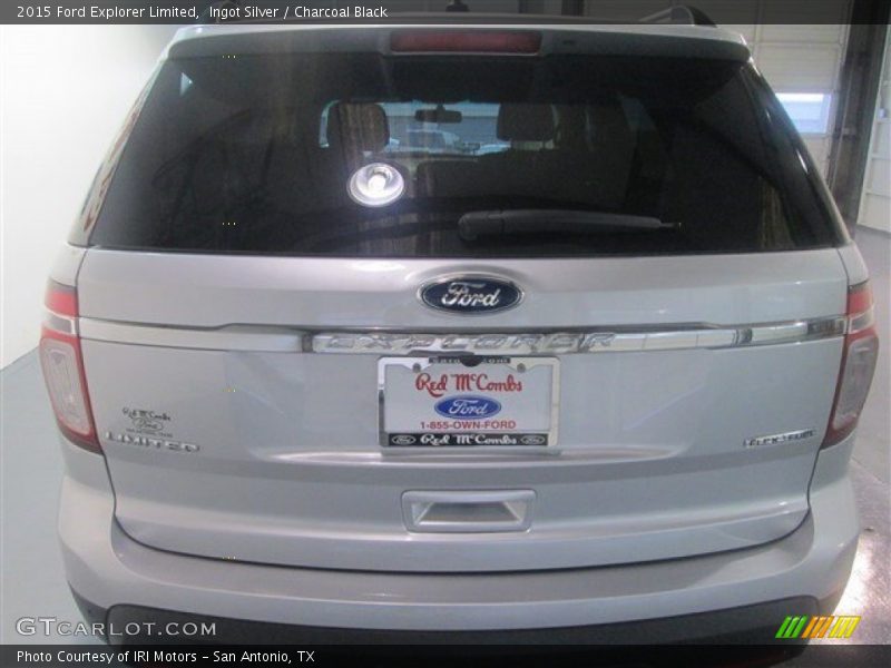 Ingot Silver / Charcoal Black 2015 Ford Explorer Limited