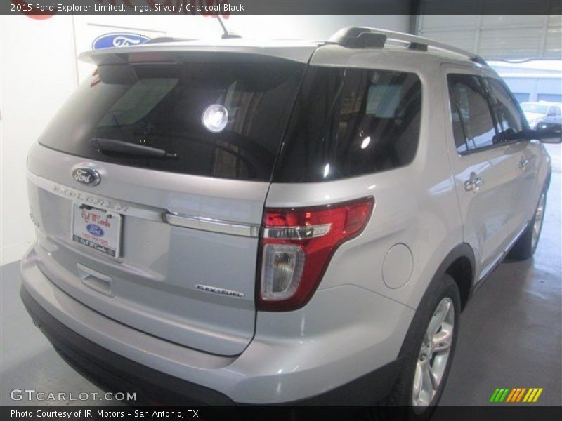 Ingot Silver / Charcoal Black 2015 Ford Explorer Limited